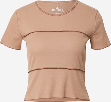 HOLLISTER Shirt in Beige: voorkant