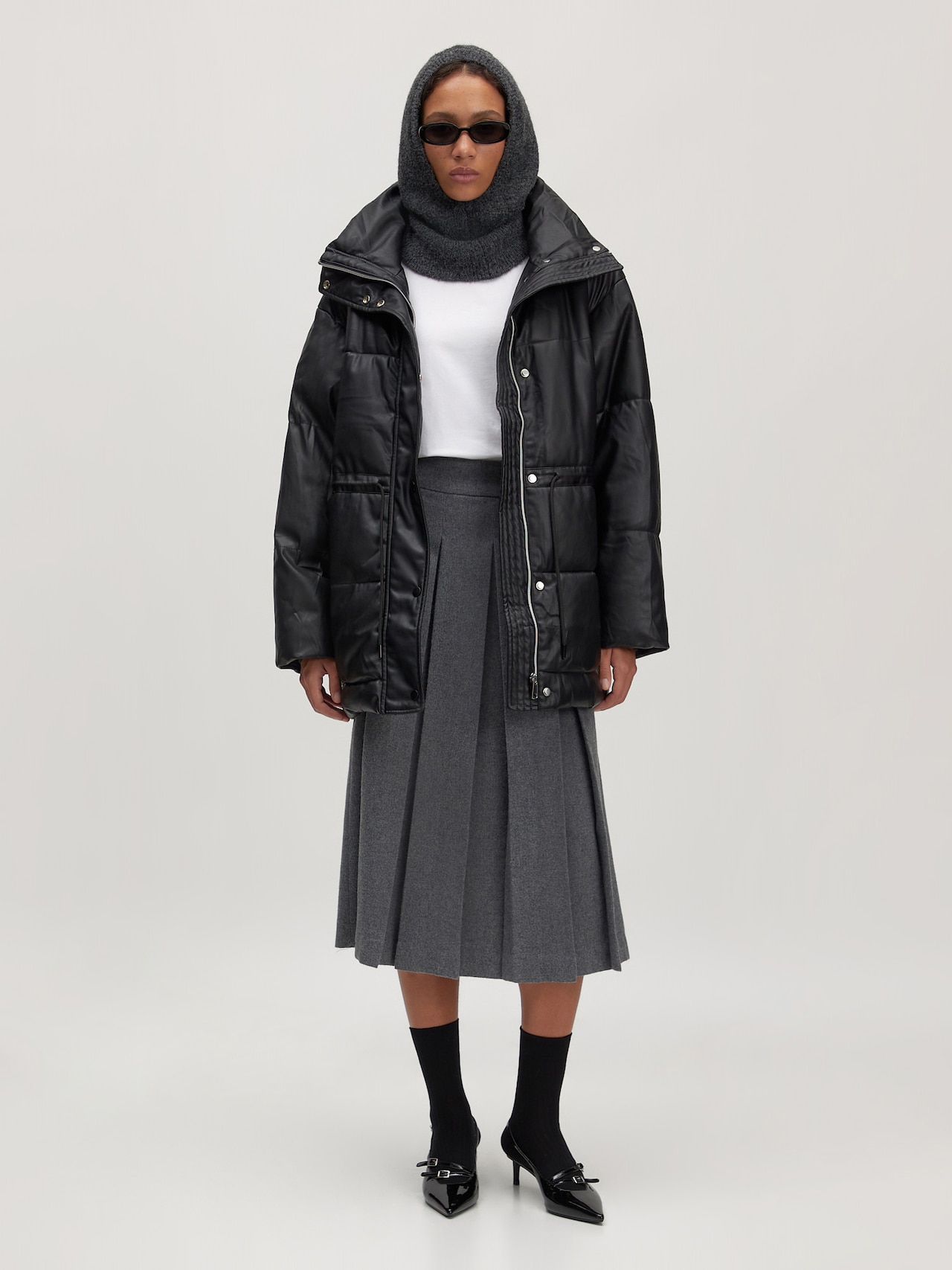 EDITED Winterjas 'Kea' Zwart