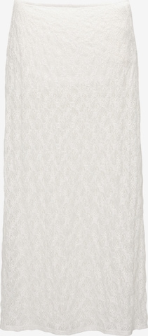 Pull&BearSuknja - bijela boja: prednji dio