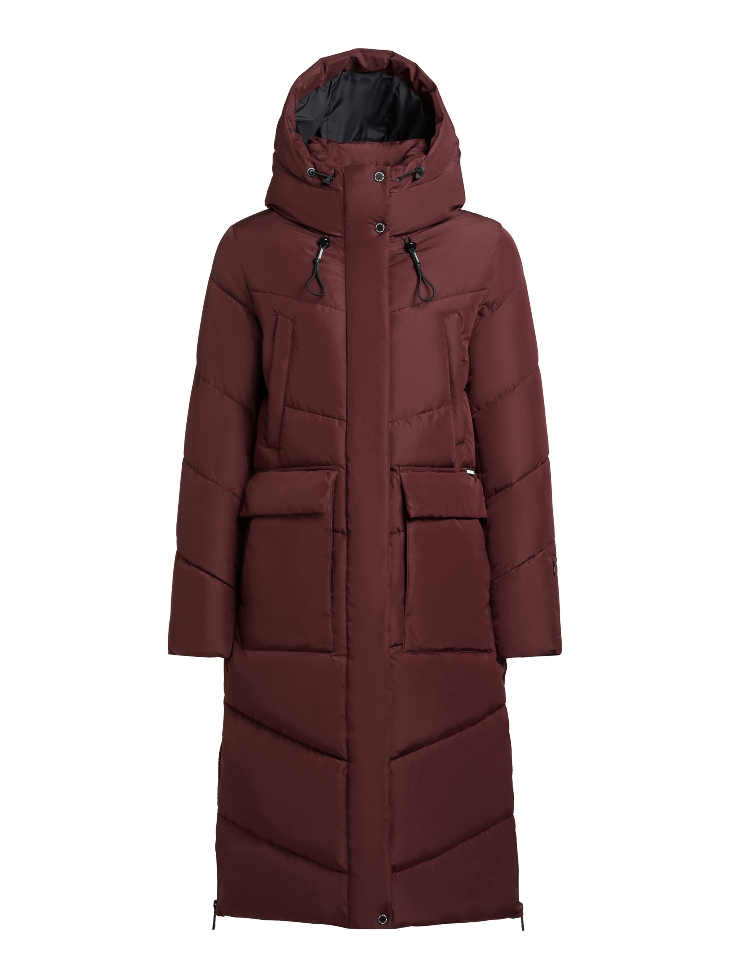 khujo Winter Coat 'Elisan' in Wine red, Item view
