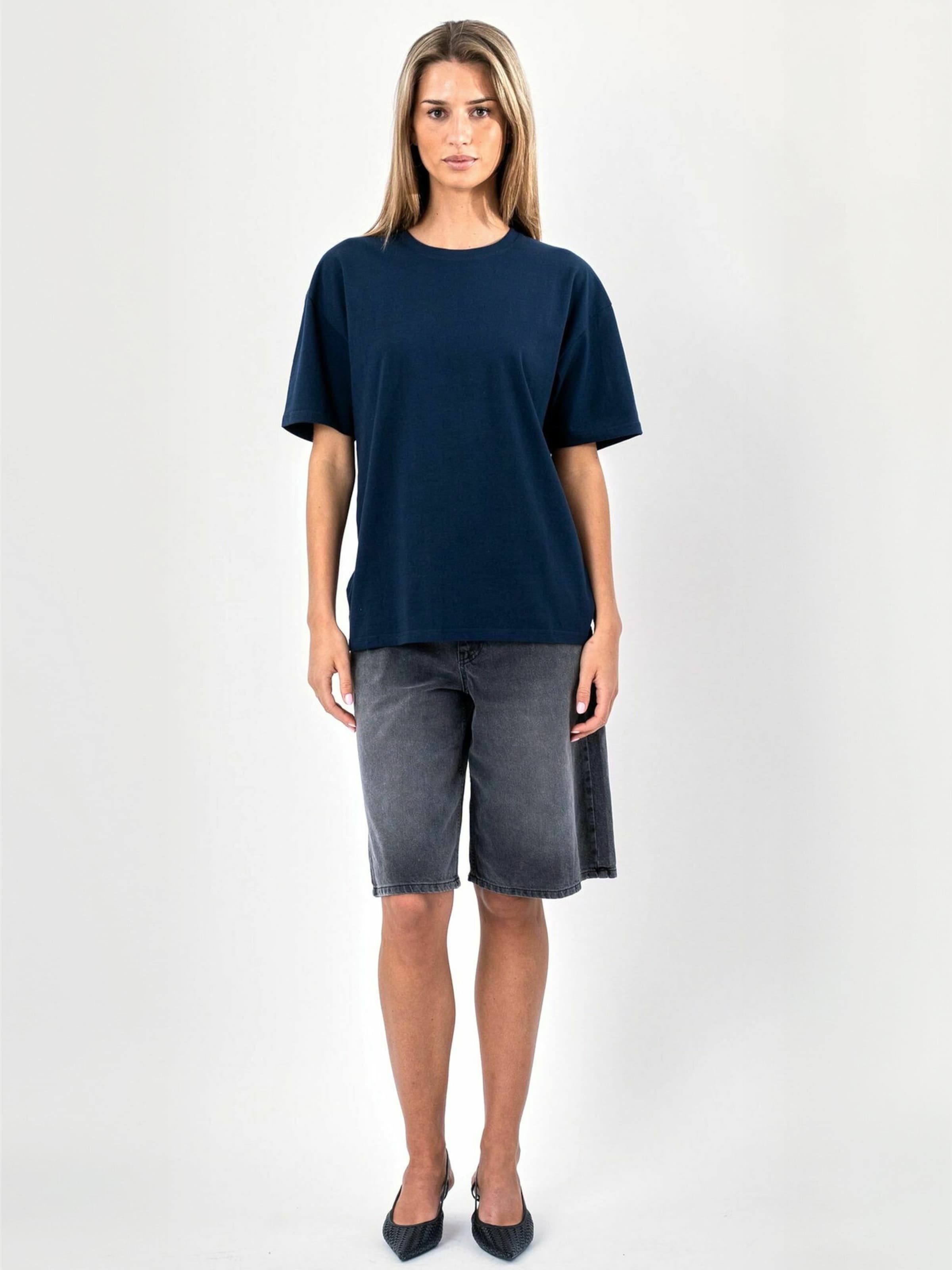 TEESHOPPEN Overdel ' Heavy ' i blå