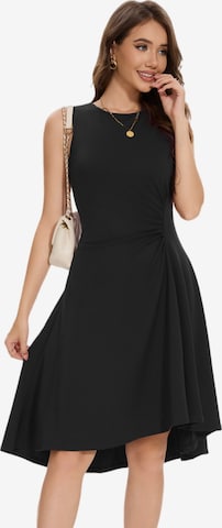 Zapaka Cocktail Dress in Black: front