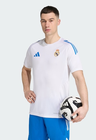 Maillot 'Real Madrid Tiro 25 Competition' ADIDAS PERFORMANCE en blanc : devant