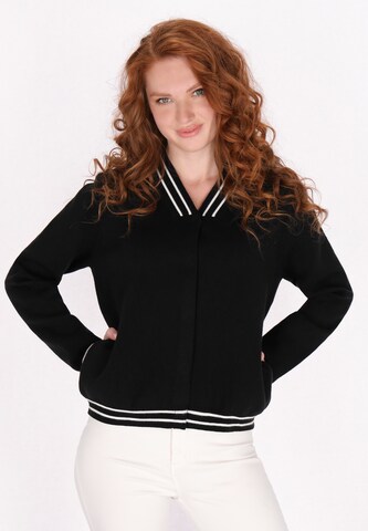 Cardigan DreiMaster Maritim en noir : devant