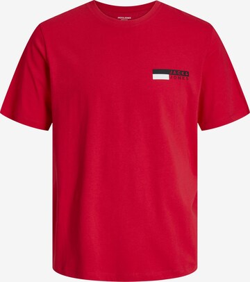 sarkans JACK & JONES T-Krekls: no priekšpuses