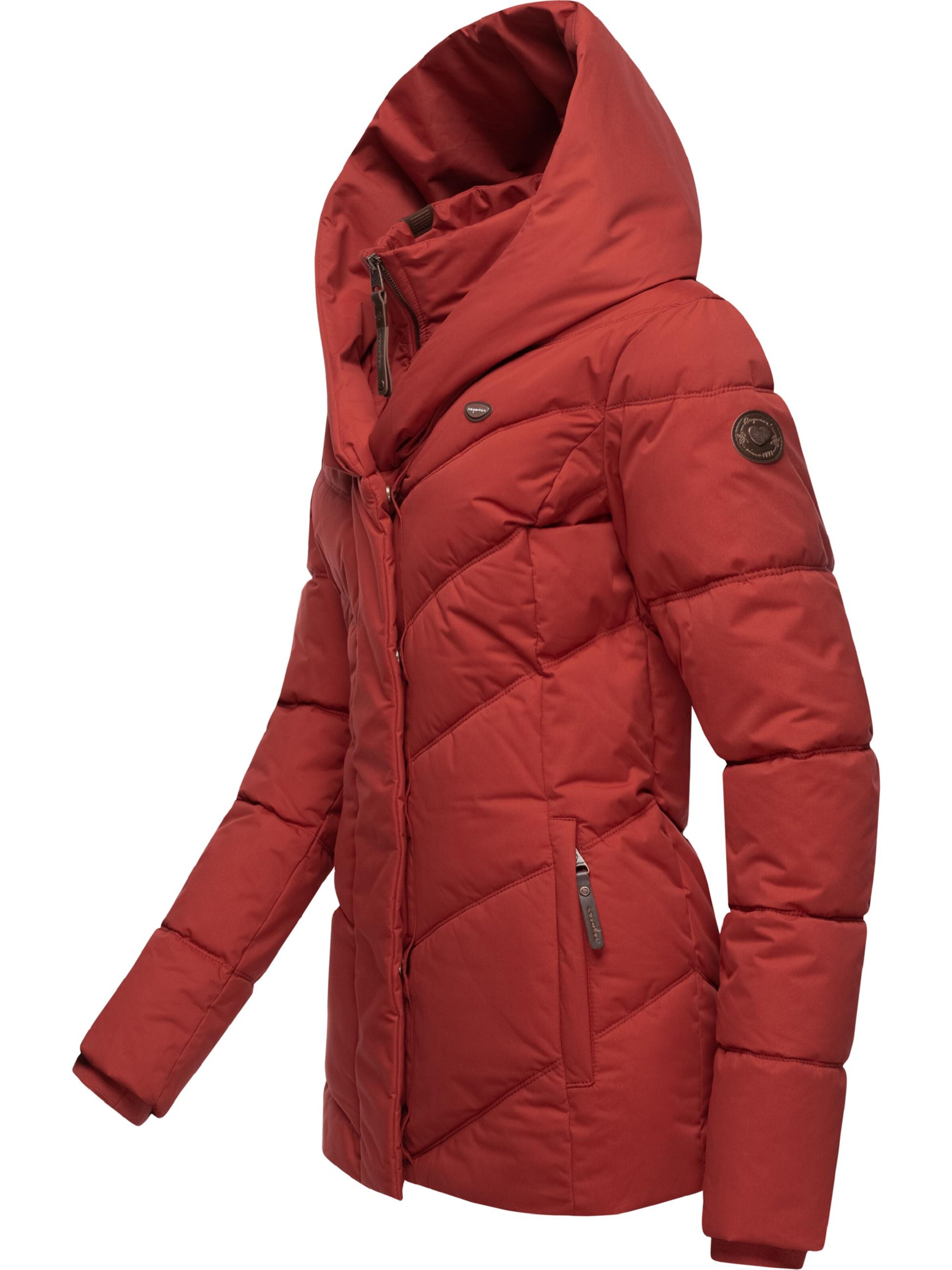 Ragwear Winter jacket 'Natesa' in Red