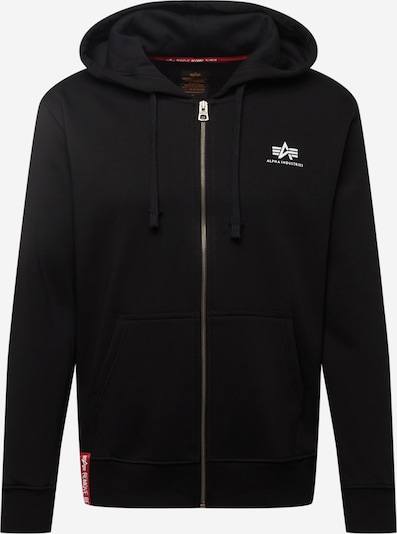 XS dydžio Džemperis iš ALPHA INDUSTRIES, spalva – raudona / juoda / balta, Prekių apžvalga
