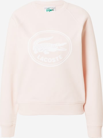 LACOSTE Sweatshirt in Pink: front