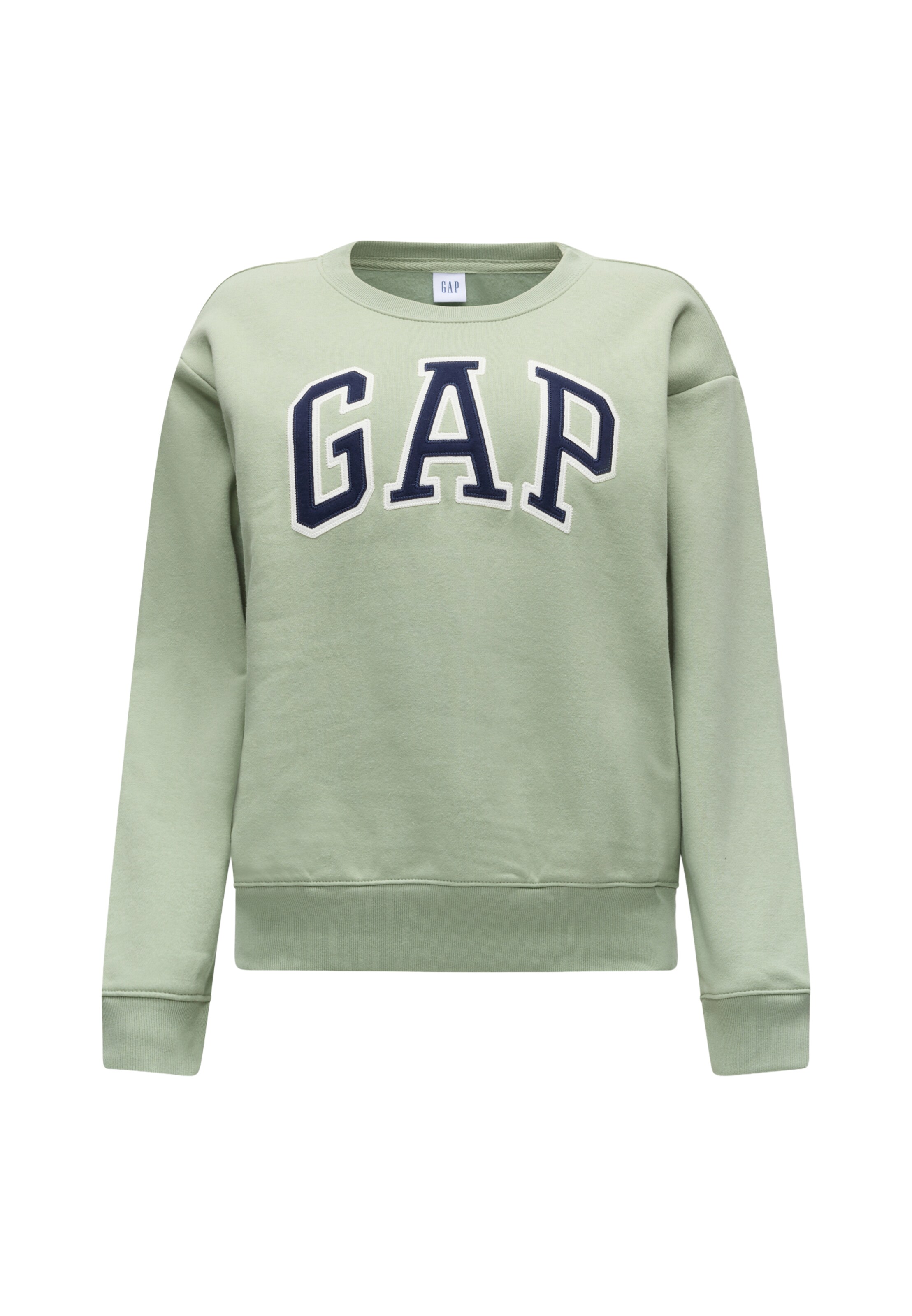 GAP Sweatshirt 'HERITAGE' in Green: front