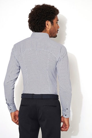 DESOTO Slim fit Button Up Shirt in Blue