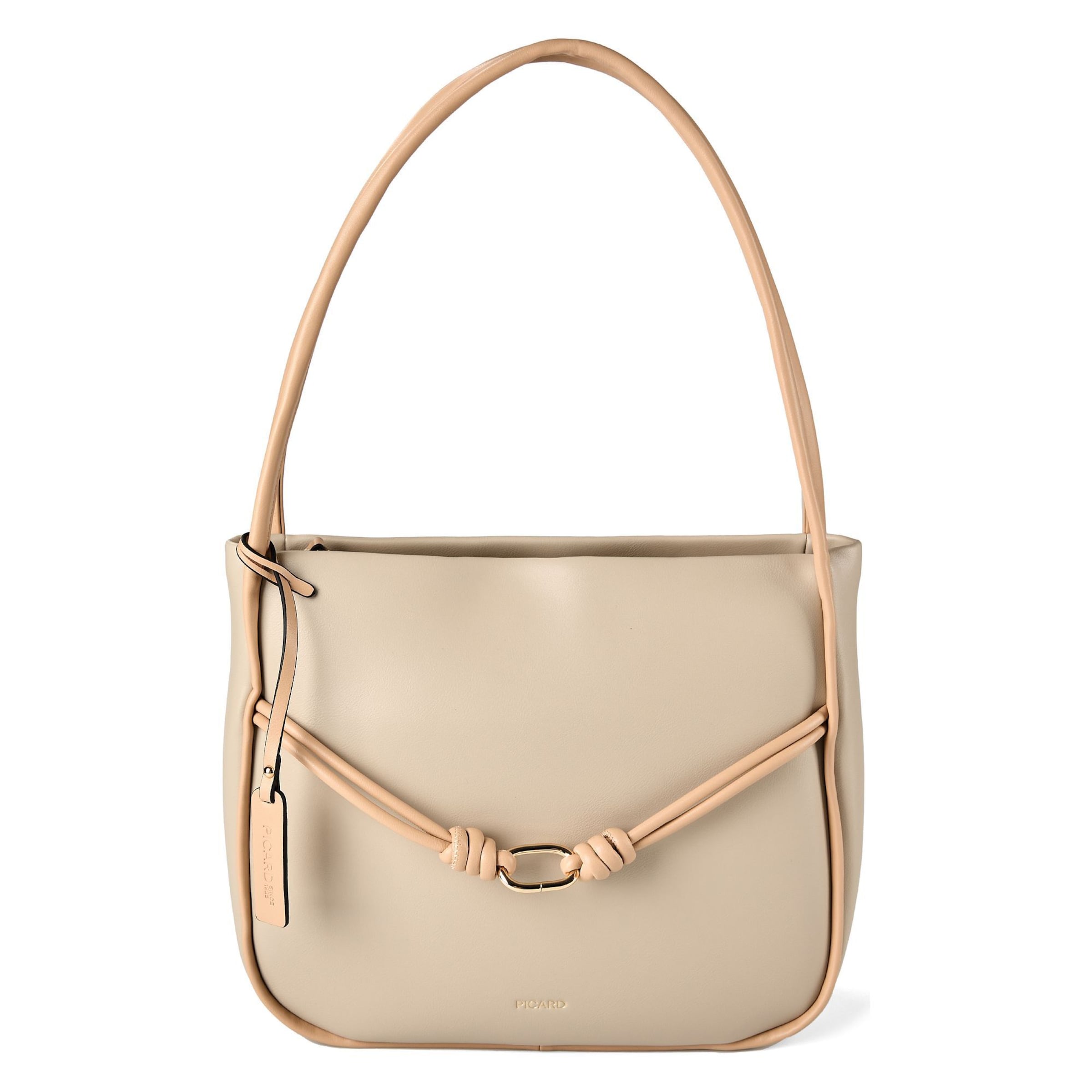 Sac bandoulière 'Riviera' Picard en beige : devant