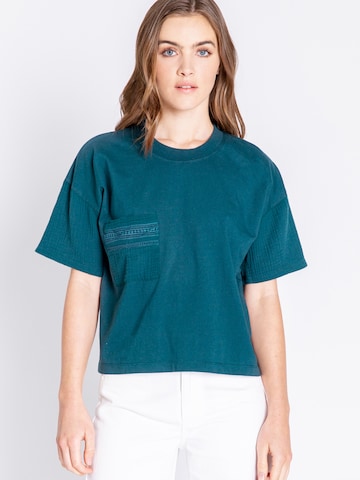 T-shirt PJ Salvage en bleu : devant