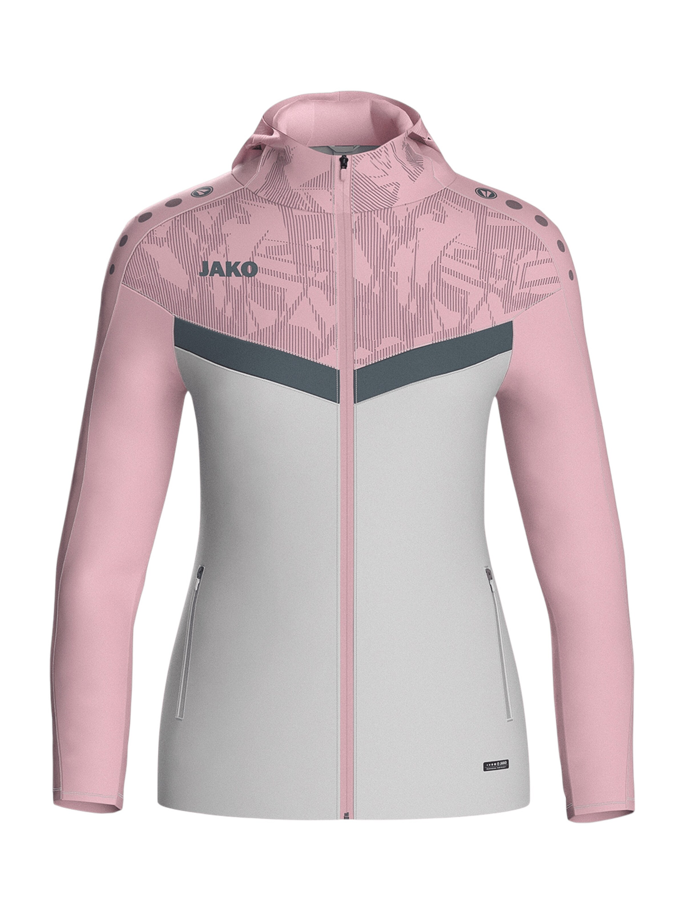 JAKO Athletic Jacket in Pink: front