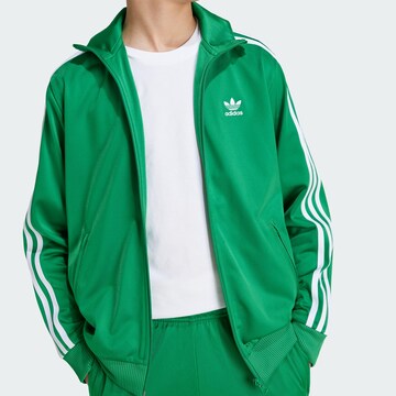 ADIDAS ORIGINALS Sweatjacke 'Adicolor Firebird' in Grün