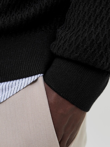 JACK & JONES Pullover '12283381'‌‌‌‌‌ in Schwarz