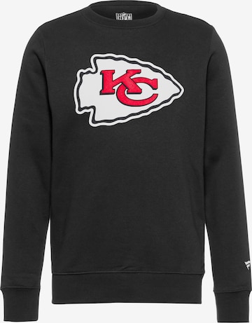 Fanatics Sweatshirt 'Kansas City Chiefs' in Schwarz: predná strana