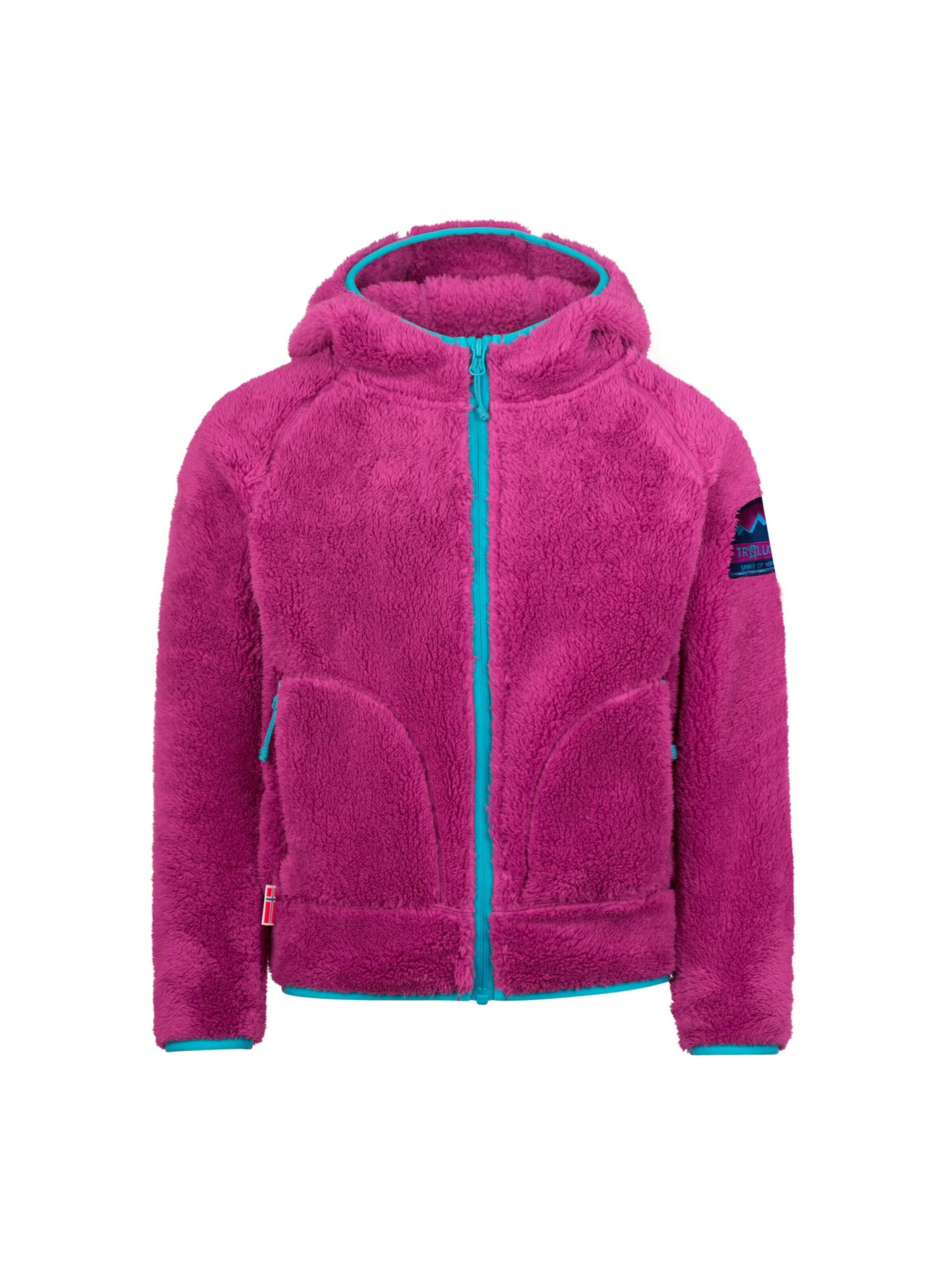 TROLLKIDS Fleece Jacket in Purple: front