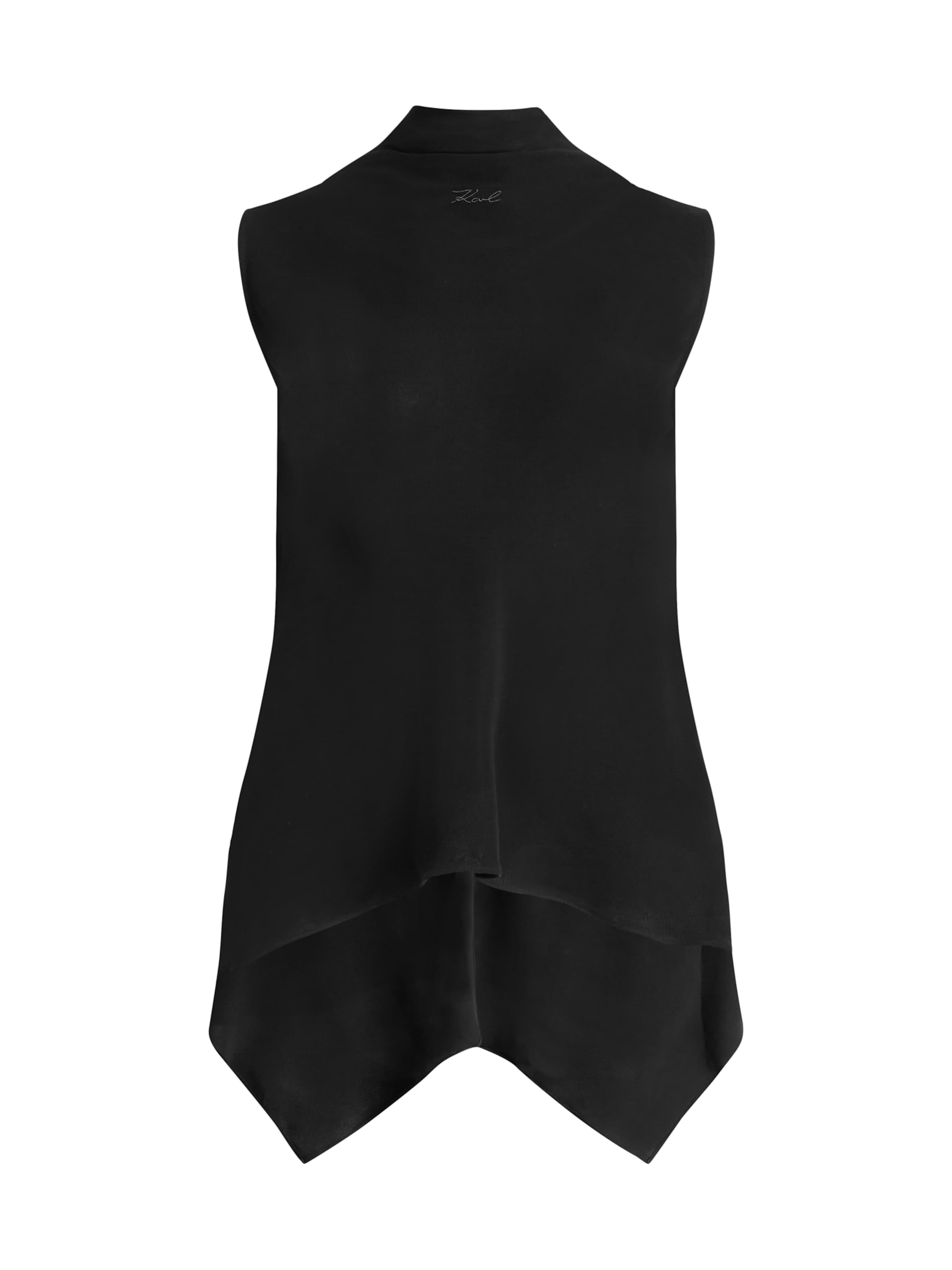 Karl Lagerfeld Bluzka w kolorze czarny: przód