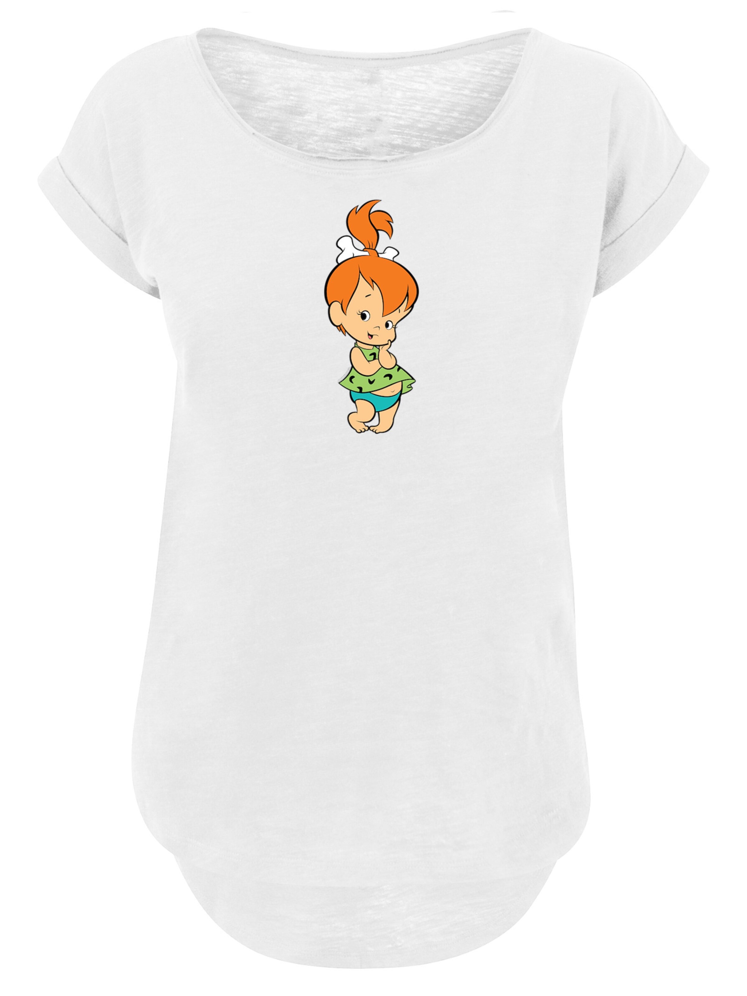 F4NT4STIC Shirt 'Pebbles Flintstone' in Weiß: Vorderseite