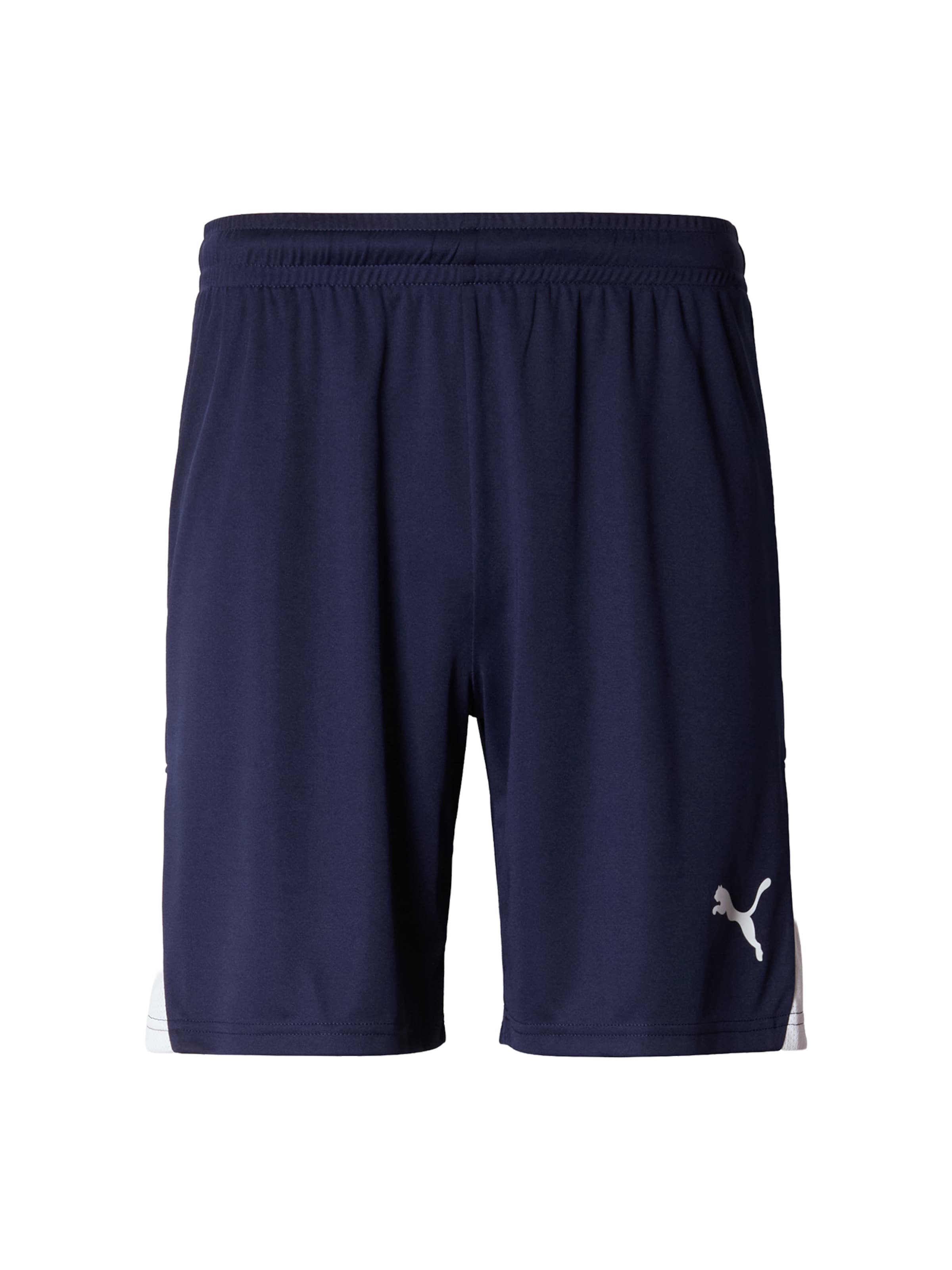 PUMA Normální Sportovní kalhoty 'TeamLIGA26' – modrá: přední strana