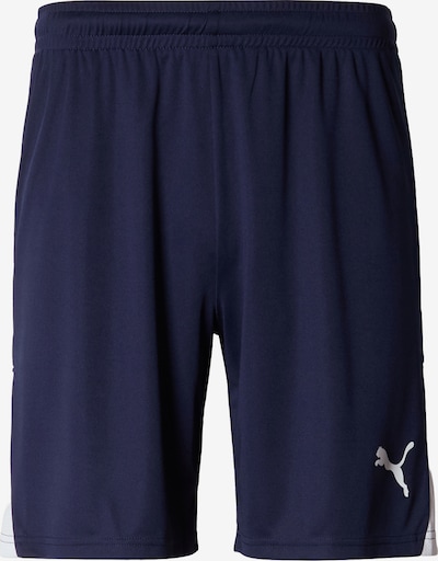 PUMA Urheiluhousut 'TeamLIGA26' värissä laivastonsininen / valkoinen, Tuotenäkymä