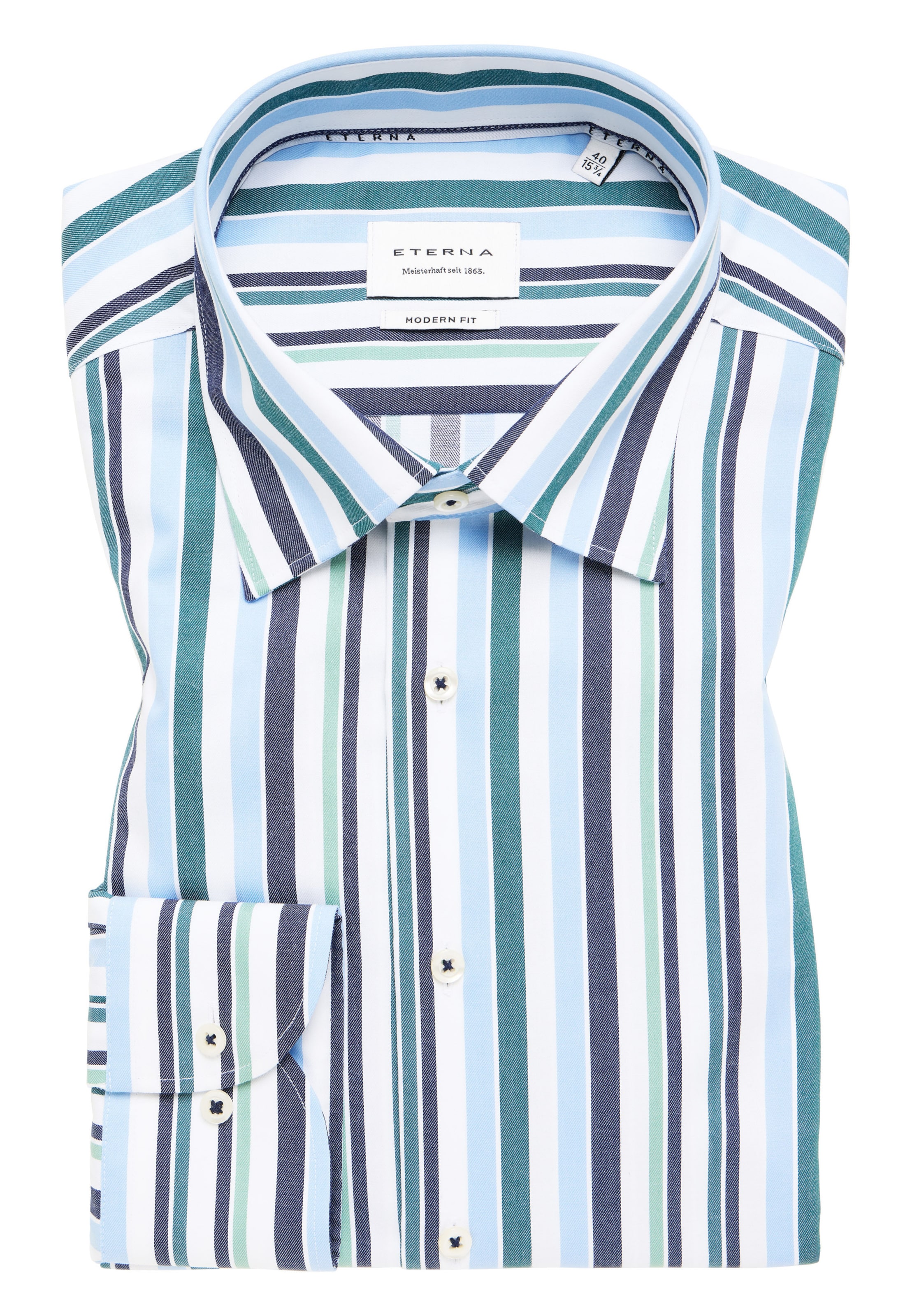 ETERNA Regular Fit Hemd in Grün