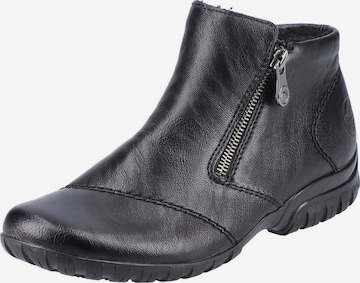 Bottines Rieker en noir : devant