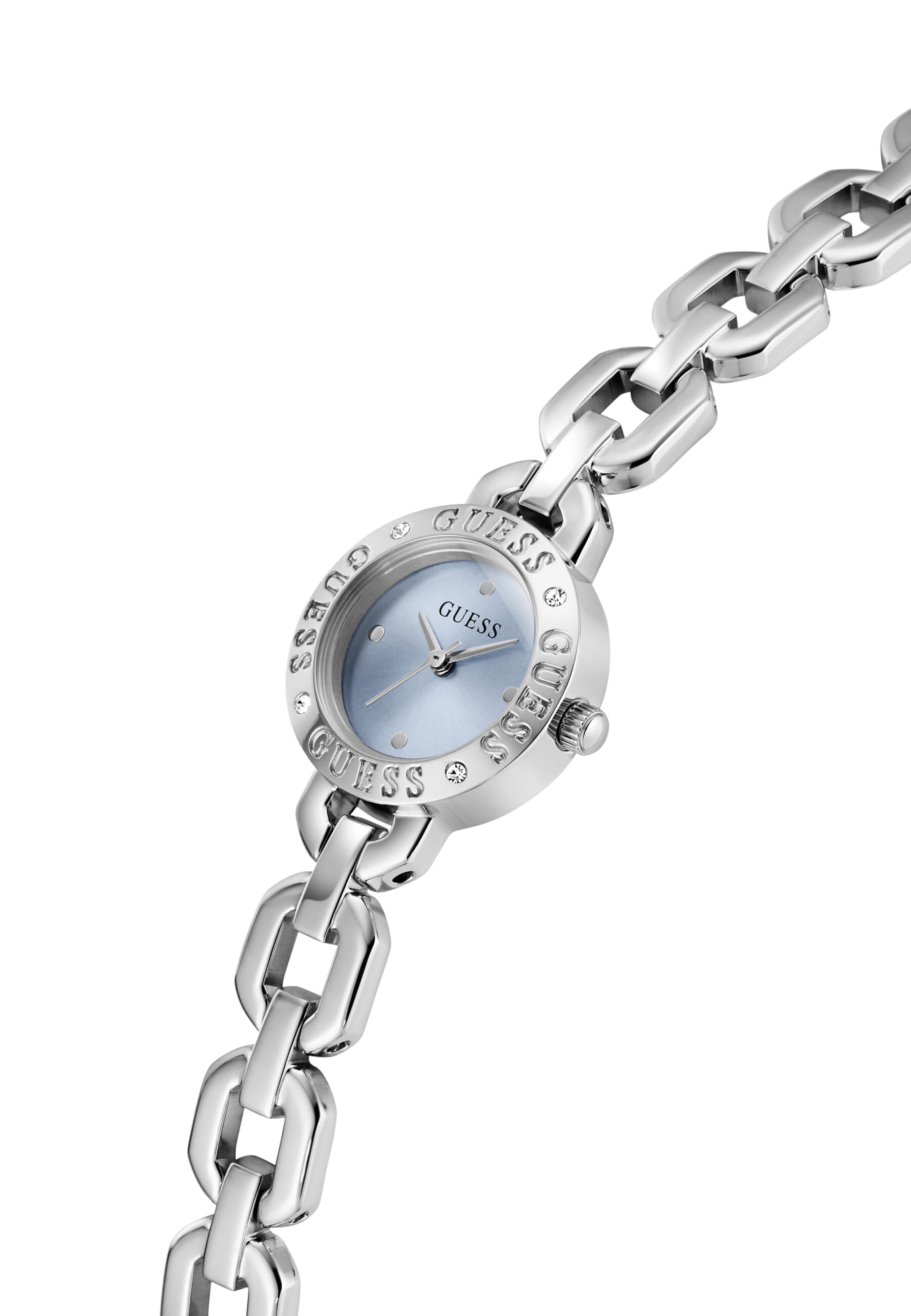 GUESS Analog watch 'SIREN' in Silver