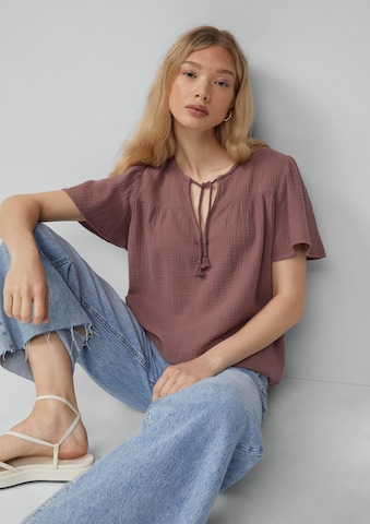 QS Bluse in Lila: Vorderseite