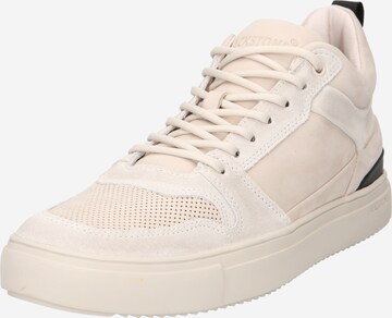 BLACKSTONE Sneakers hoog 'XG73' in Beige: voorkant