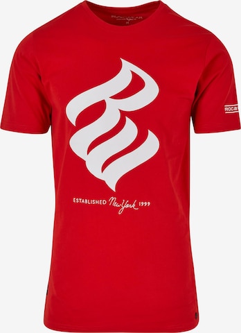 ROCAWEAR Тениска в червено: отпред