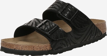 BIRKENSTOCKNatikače s potpeticom 'Arizona' - crna boja: prednji dio