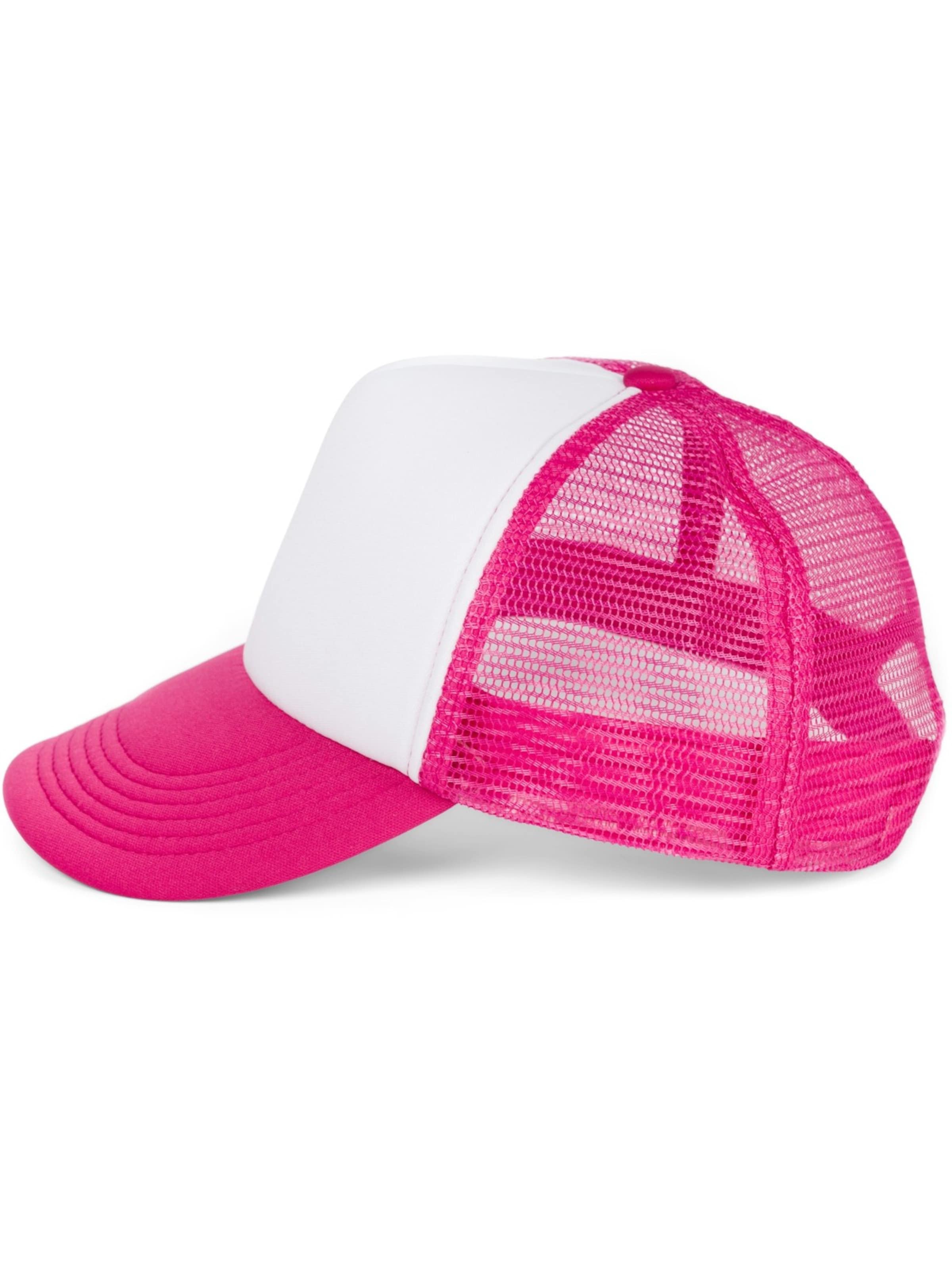 styleBREAKER Cap '5-Panel Mesh Cap' in Pink