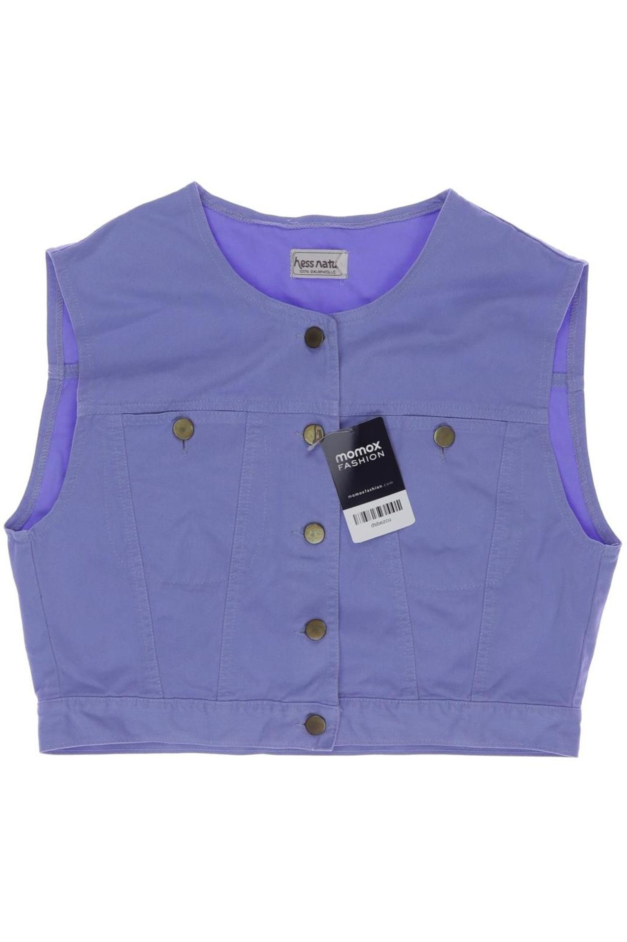 hessnatur Vest in M in Blue: front