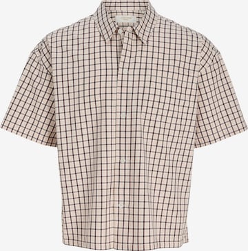 Chemise 'JORSAVONA AUSTIN' Jack & Jones Plus en blanc : devant