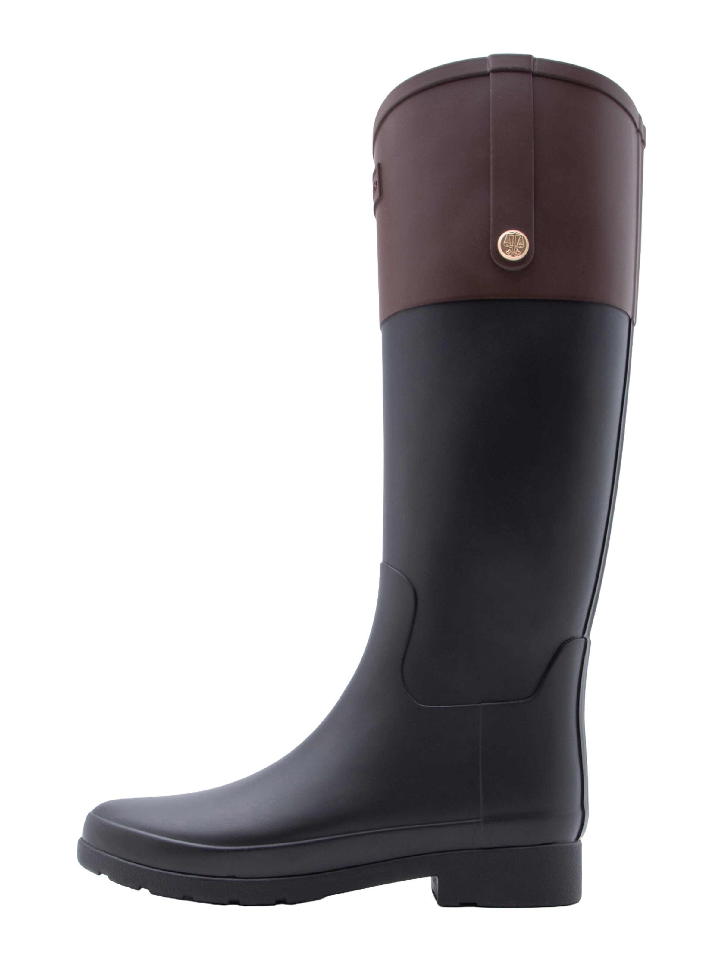 HUNTER Rubber boot in Black: front