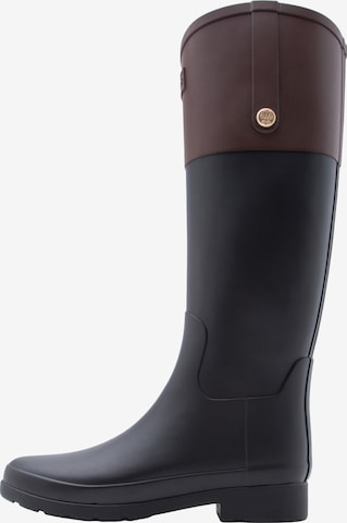 HUNTER Rubber boot in Black: front