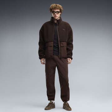 PUMA Sportjacke 'Hybrid Re:Fibre' in Braun