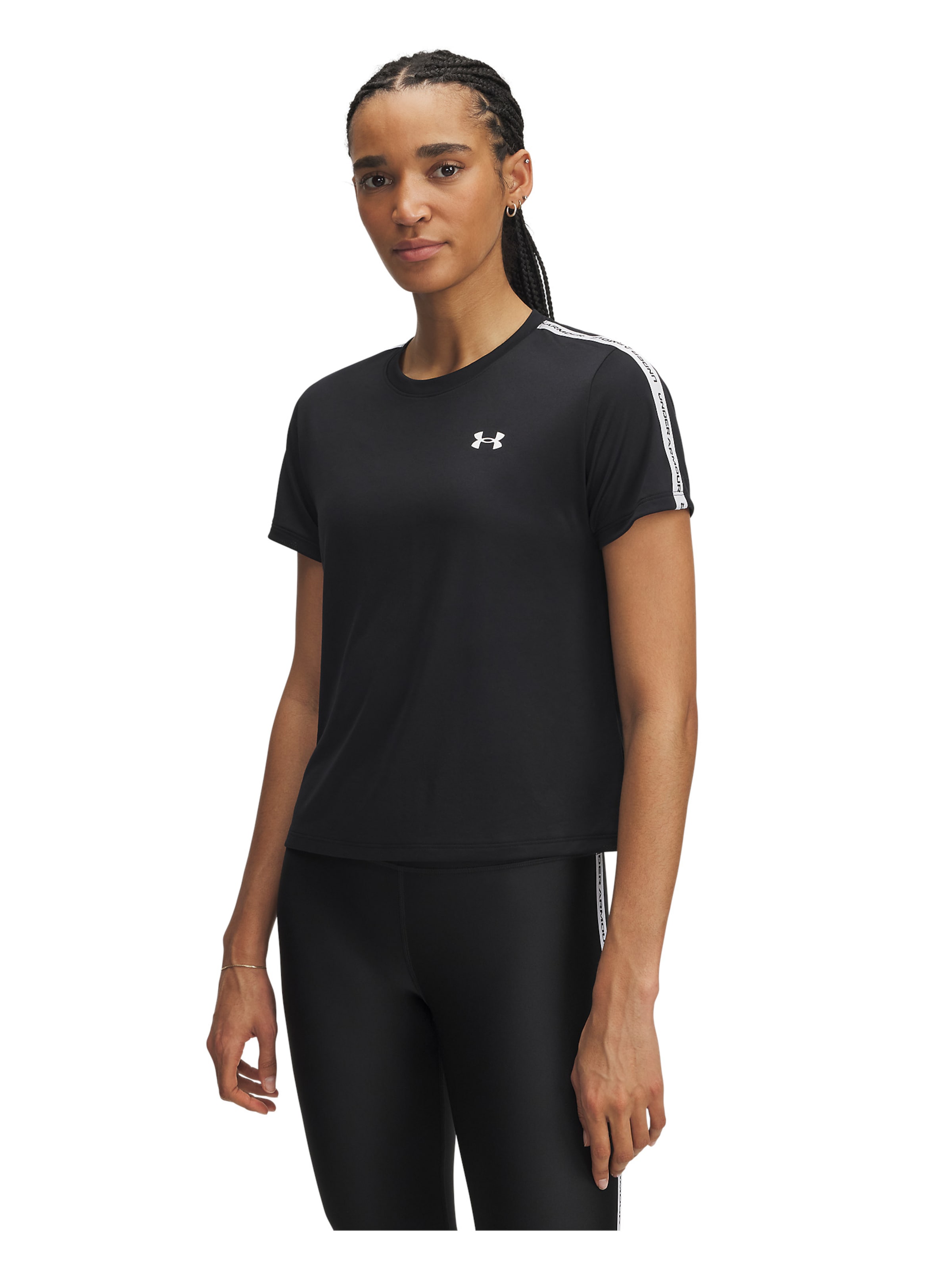 UNDER ARMOUR Functioneel shirt in Zwart: voorkant