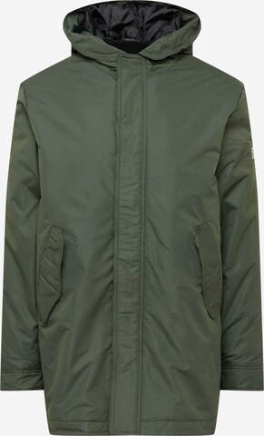 Parka di mezza stagione 'Vince' di !Solid in verde: frontale