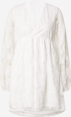 Gina Tricot Платье в Белый: спереди