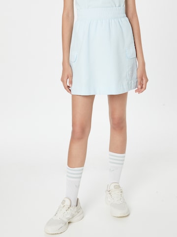 ADIDAS ORIGINALS Skirt 'Adicolor Classics Poplin' in Blue: front