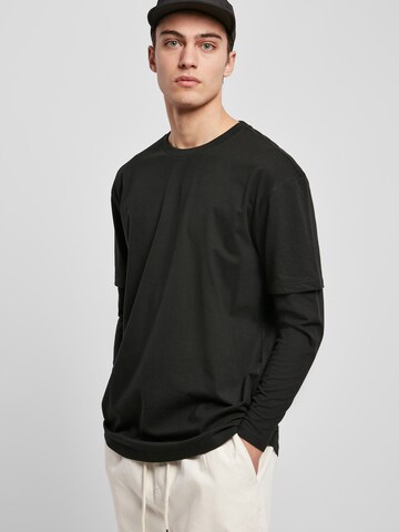 Urban Classics Regular fit Shirt in Black: front