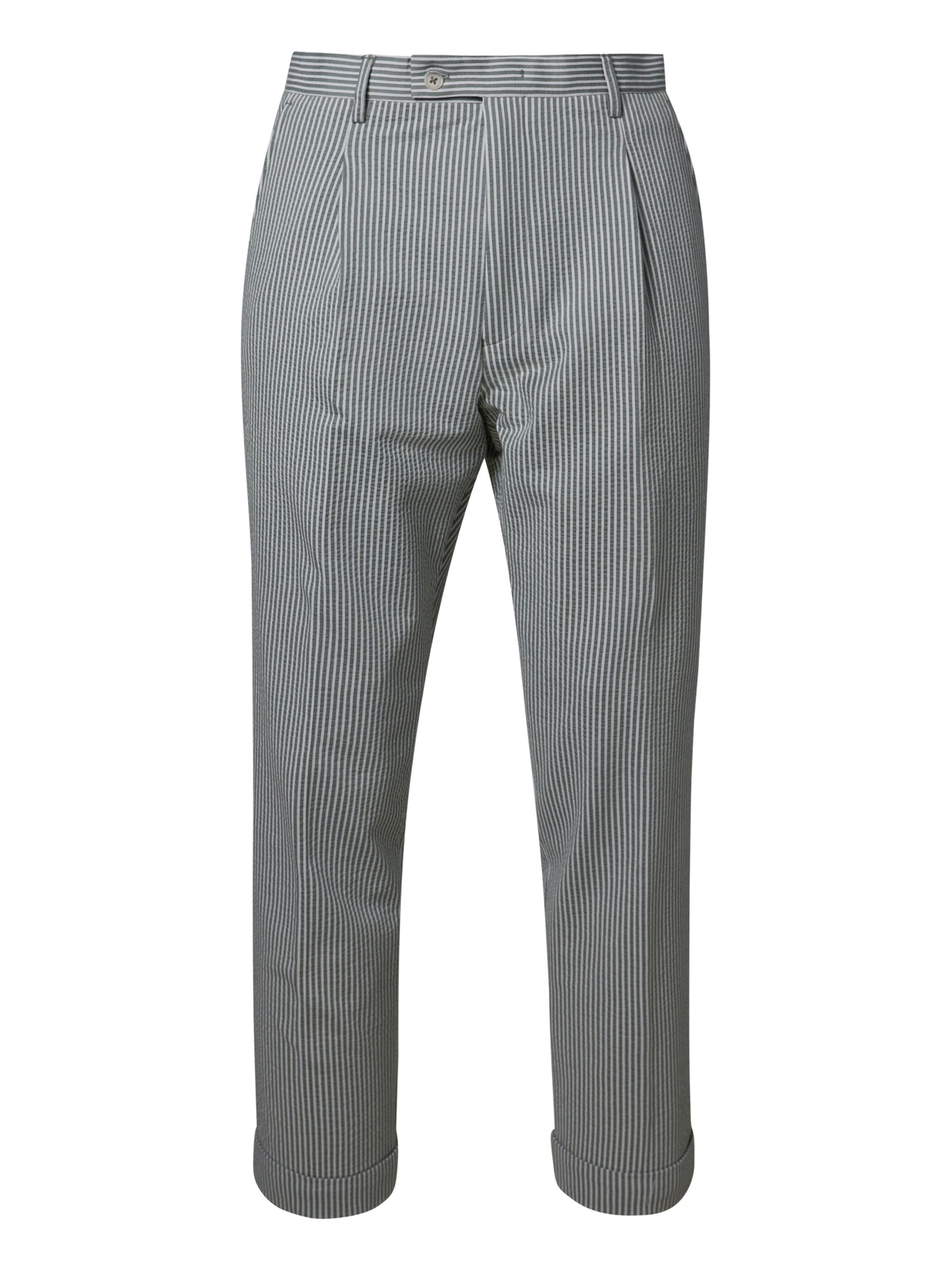 PIERRE CARDIN Regular Broek 'Franck' in Groen: voorkant