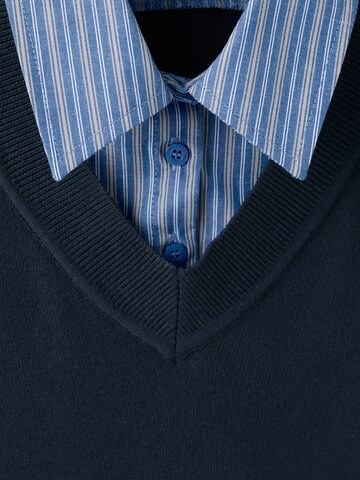 MANGO Sveter 'CHIARA' - Modrá