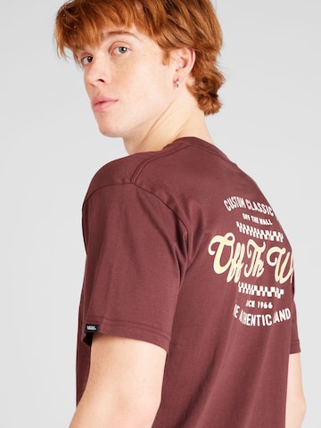 T-Shirt VANS en marron