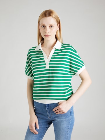 T-shirt TOMMY HILFIGER en vert : devant