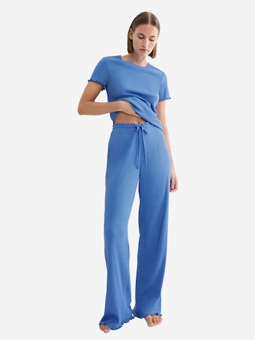 TRIUMPH Pyjamahose ' Red Label Mix & Match ' in Blau