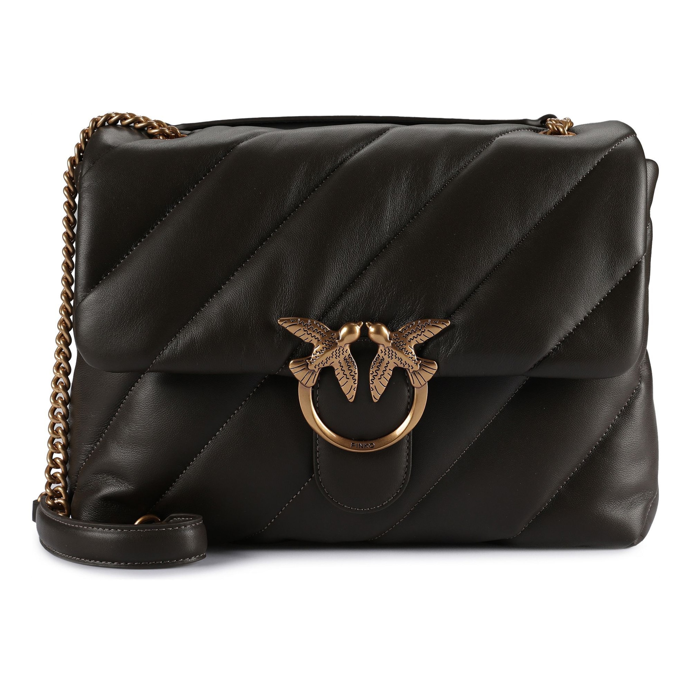 Sac à bandoulière 'Love' PINKO en marron : devant