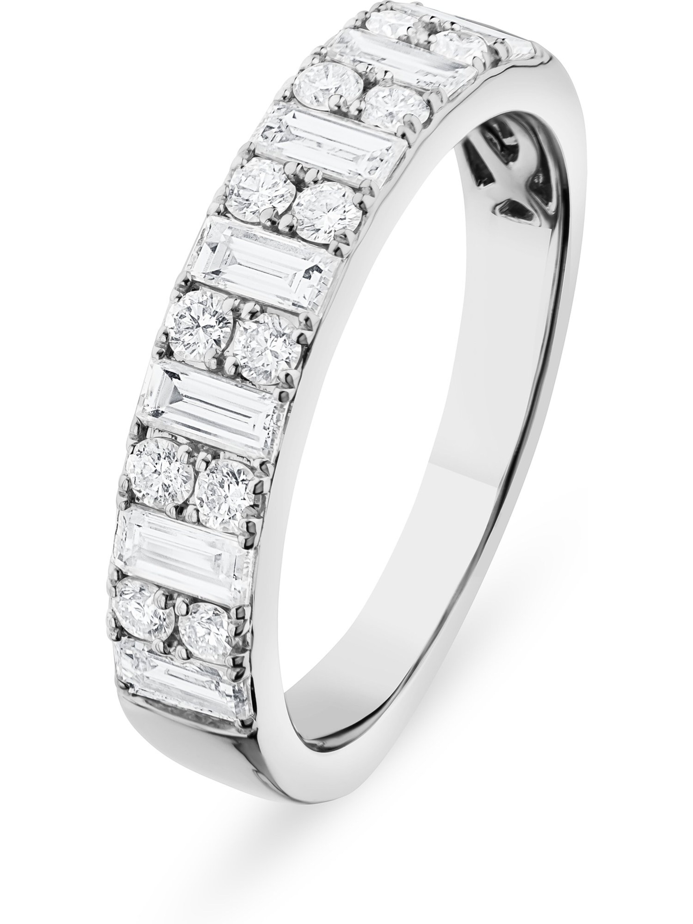 CHRIST Ring in Weiß: Vorderseite